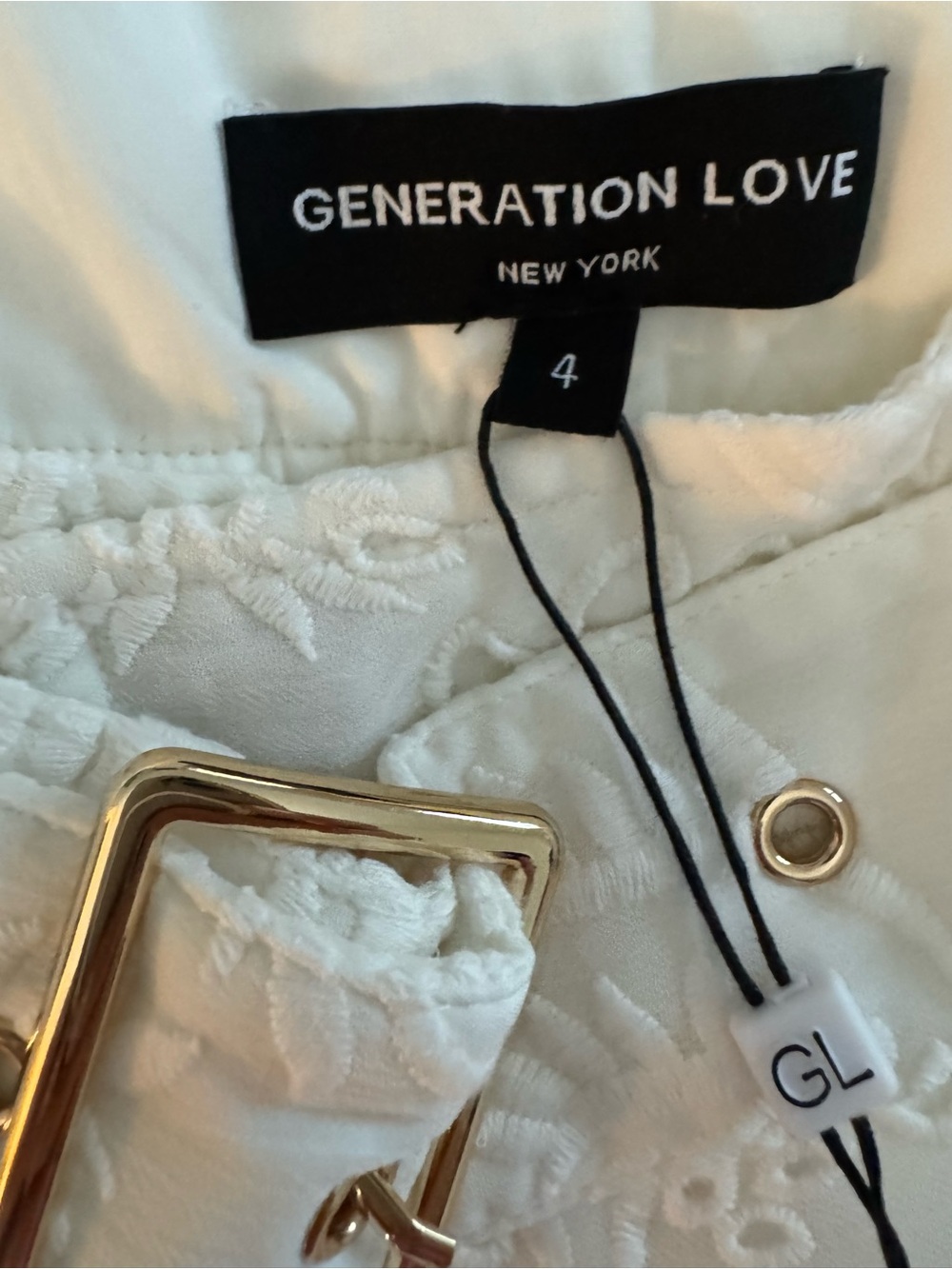 Generation Love Sydney Lace White Women's Shorts - Picture 6 of 6